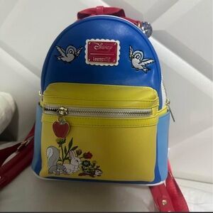 Loungefly Disney Blue and Yellow Backpack